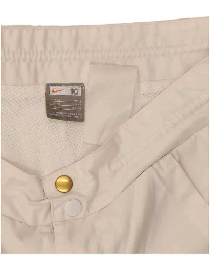 Pantaloncini chino Nike da donna UK 10 piccoli W27 bianchi