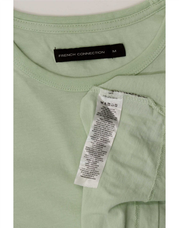 T-shirt da uomo French Connection Top in cotone verde medio
