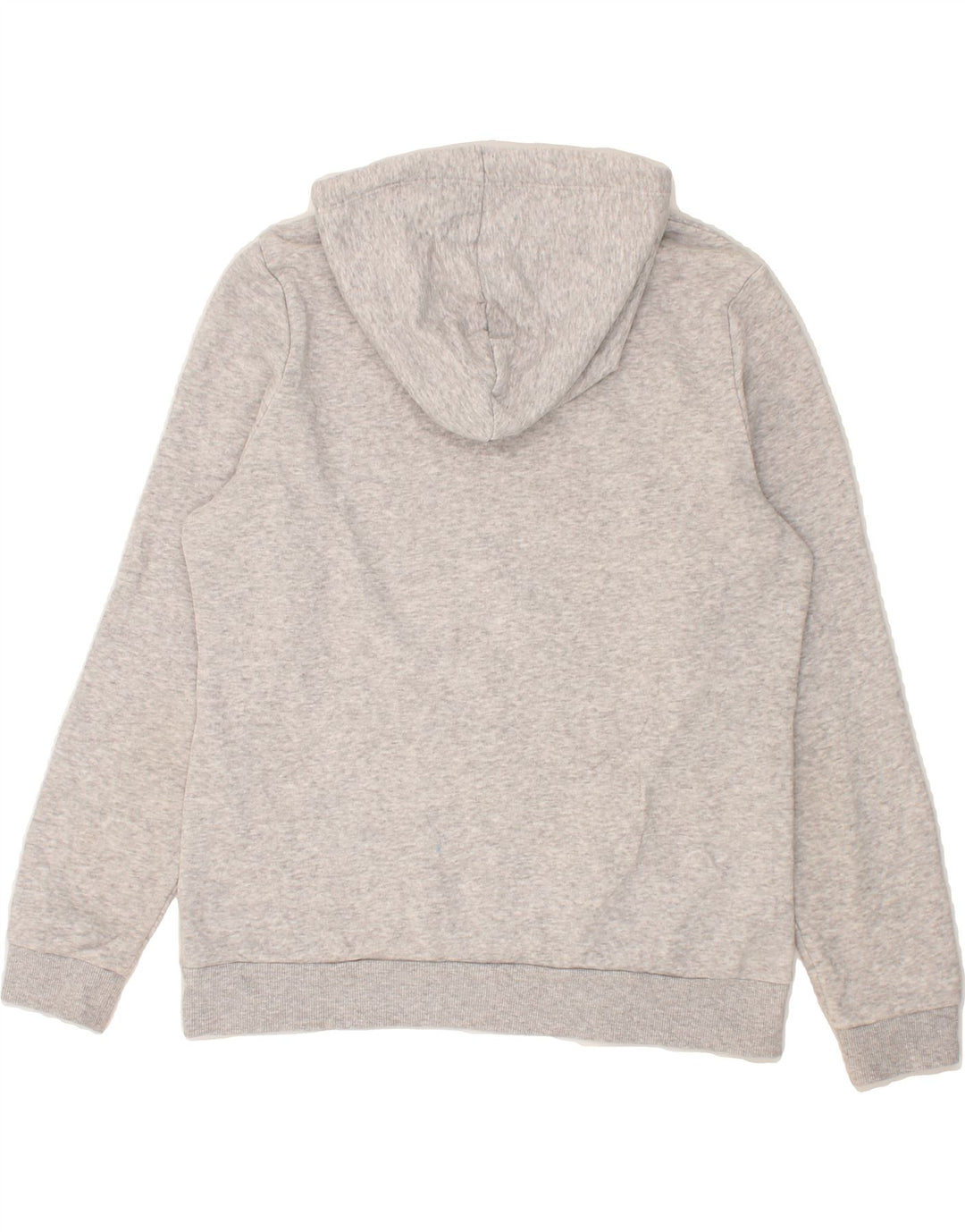 PUMA Womens Graphic Hoodie Jumper UK 14 Large Grey Vintage Puma and Second-Hand Puma from Messina Hembry 