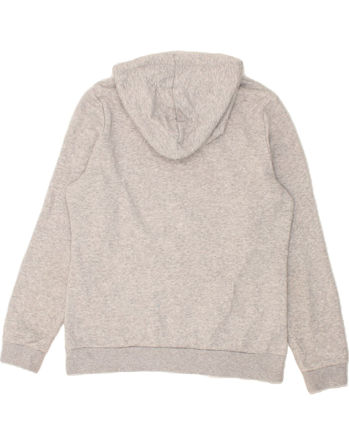 PUMA Womens Graphic Hoodie Jumper UK 14 Large Grey Vintage Puma and Second-Hand Puma from Messina Hembry 