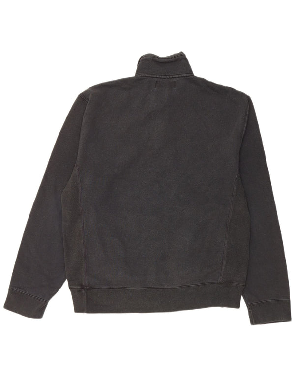 Polo Ralph Lauren Felpa da donna con collo con zip Maglione UK 14 Medio Nero
