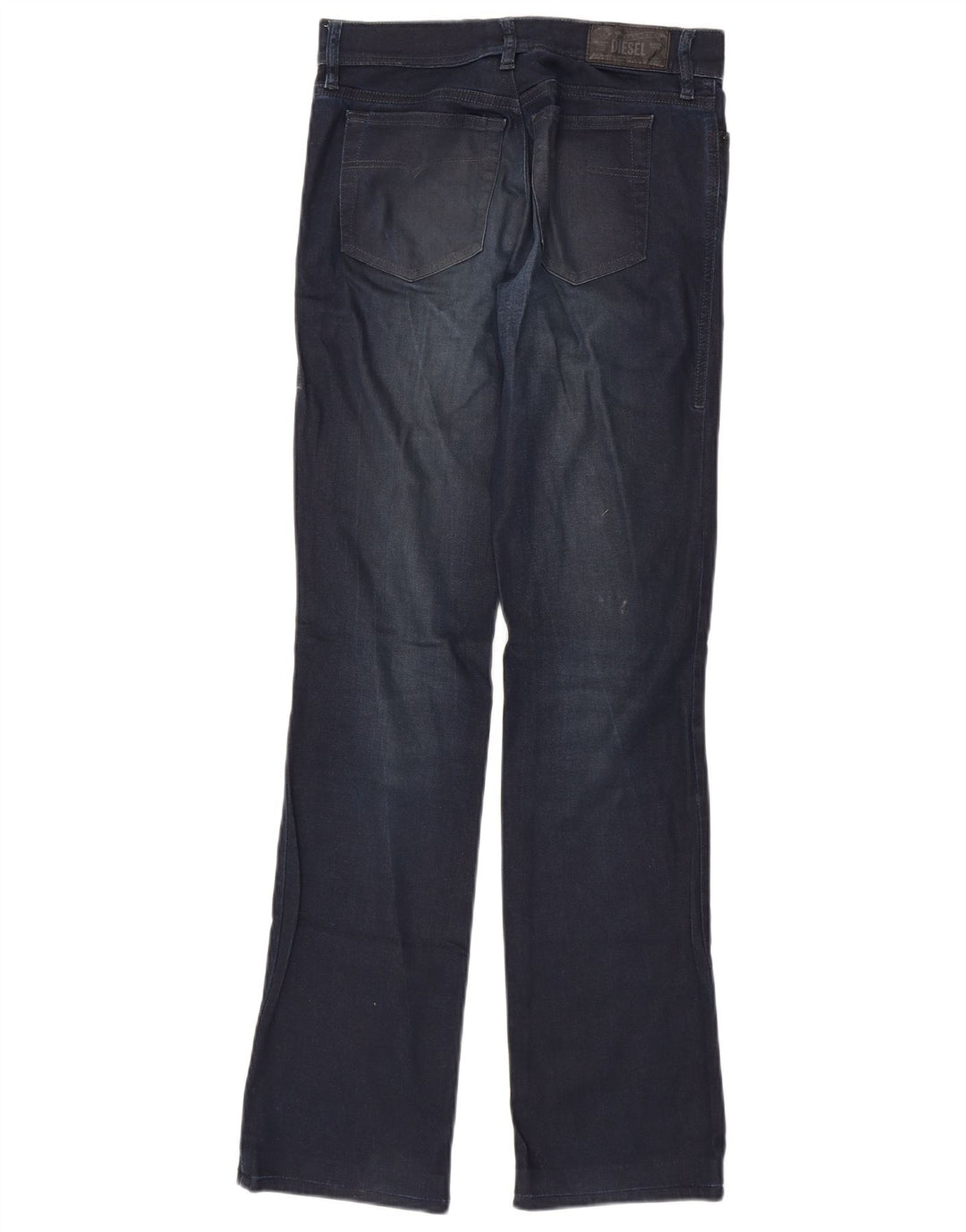 DIESEL Jeans bootcut slim vestibilità regolare da donna W26 L32 cotone blu navy