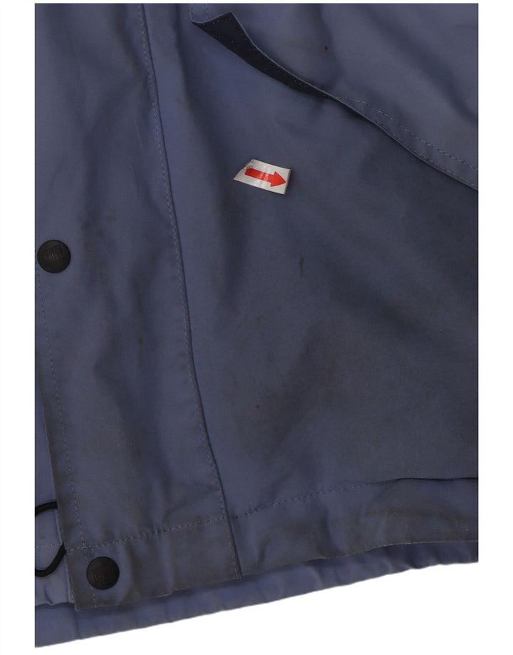 Giacca antipioggia oversize da donna Berghaus UK 10 piccola blu poliestere