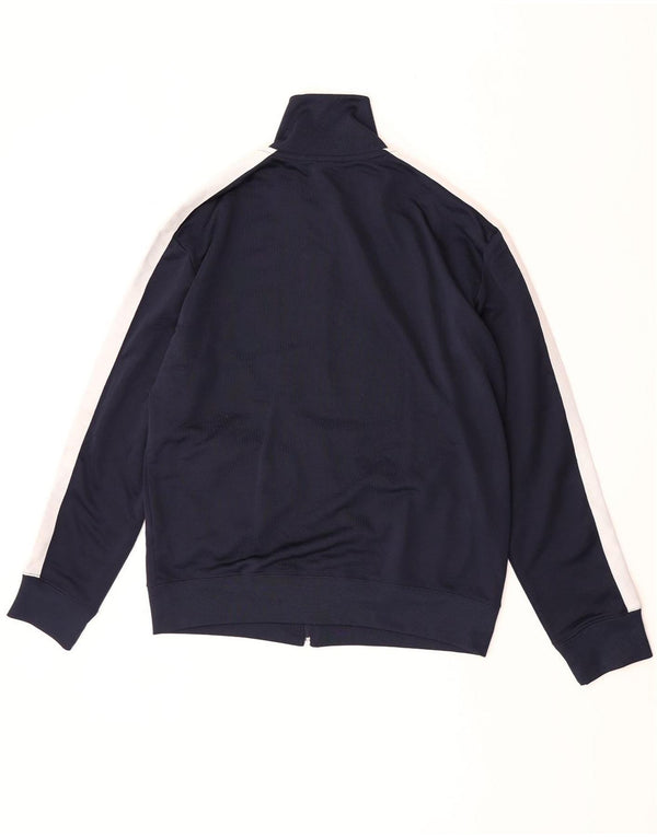Giacca da tuta da uomo Zara in poliestere color block medio blu navy