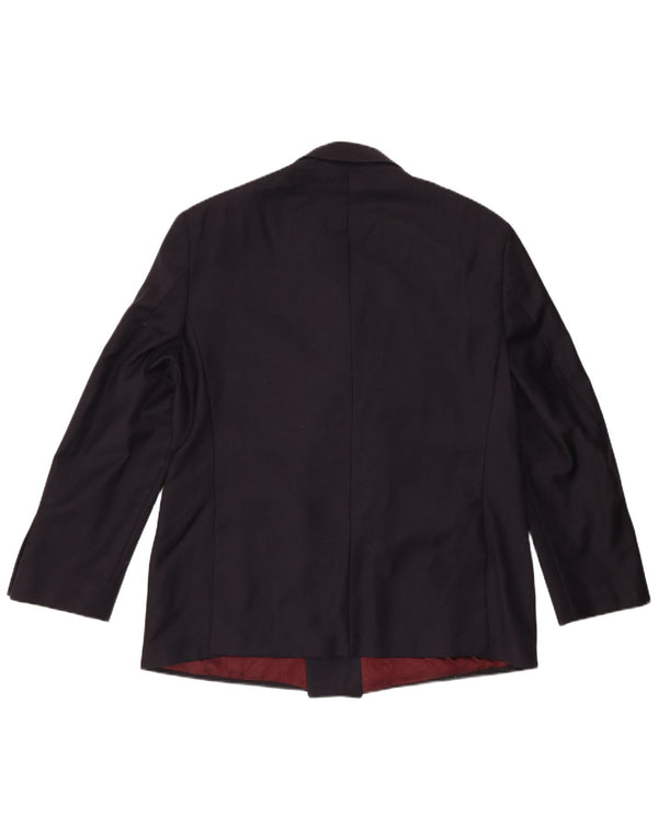 Giacca blazer doppiopetto da uomo Marks & Spencer UK 42 grande blu navy