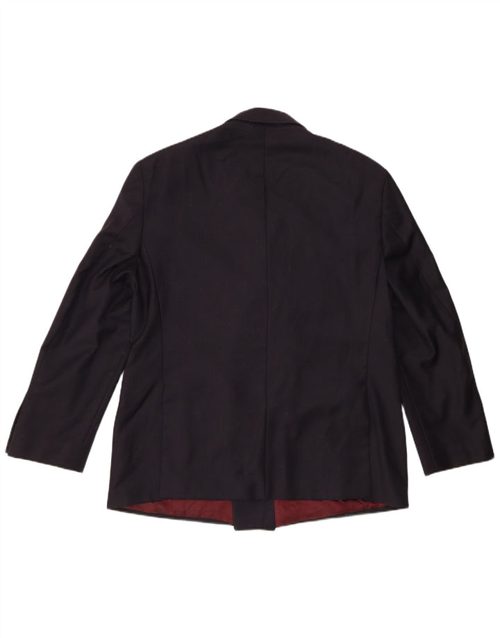 Giacca blazer doppiopetto da uomo Marks & Spencer UK 42 grande blu navy