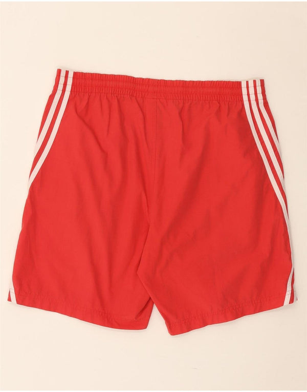 Pantaloncini sportivi da uomo ADIDAS rosso medio in poliestere