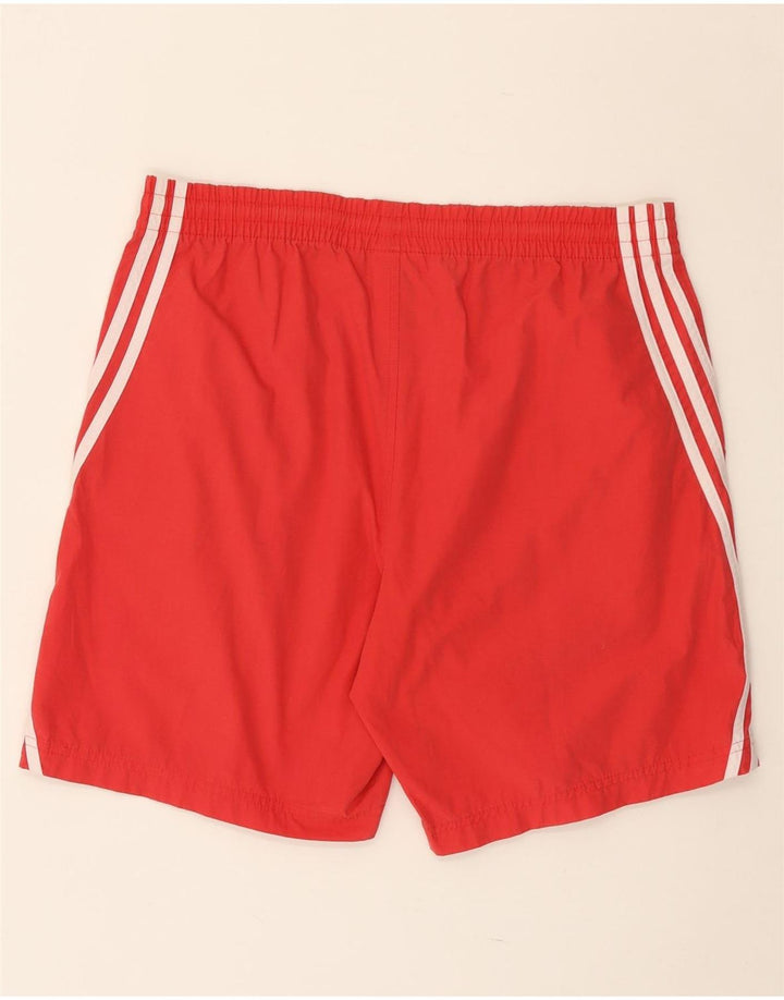 Pantaloncini sportivi da uomo ADIDAS rosso medio in poliestere