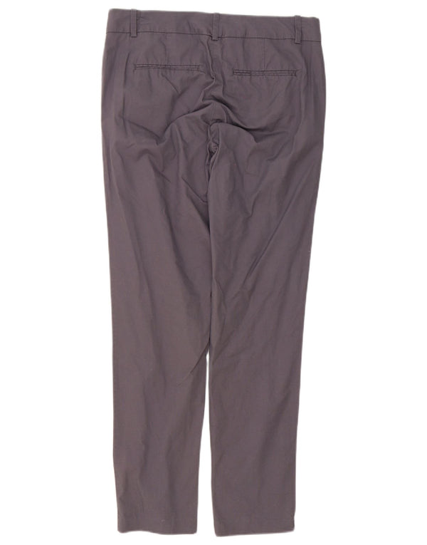 Pantaloni chino slim da donna Warehouse UK 10 piccoli W30 L30 cotone grigio