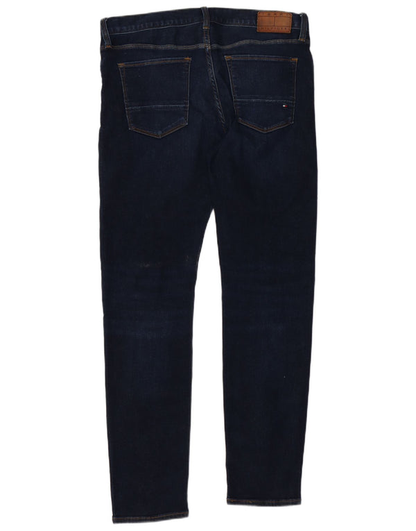 Jeans skinny Layton da uomo Tommy Hilfiger W34 L32 cotone blu navy