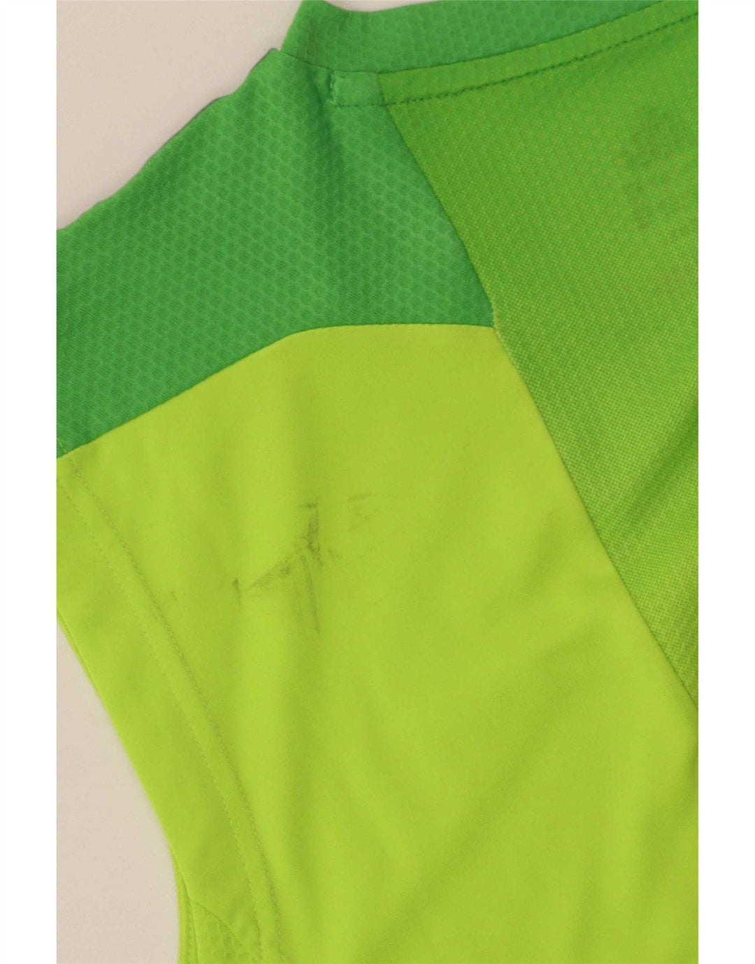Canotta Adidas Climacool da uomo, grande, in poliestere color block verde
