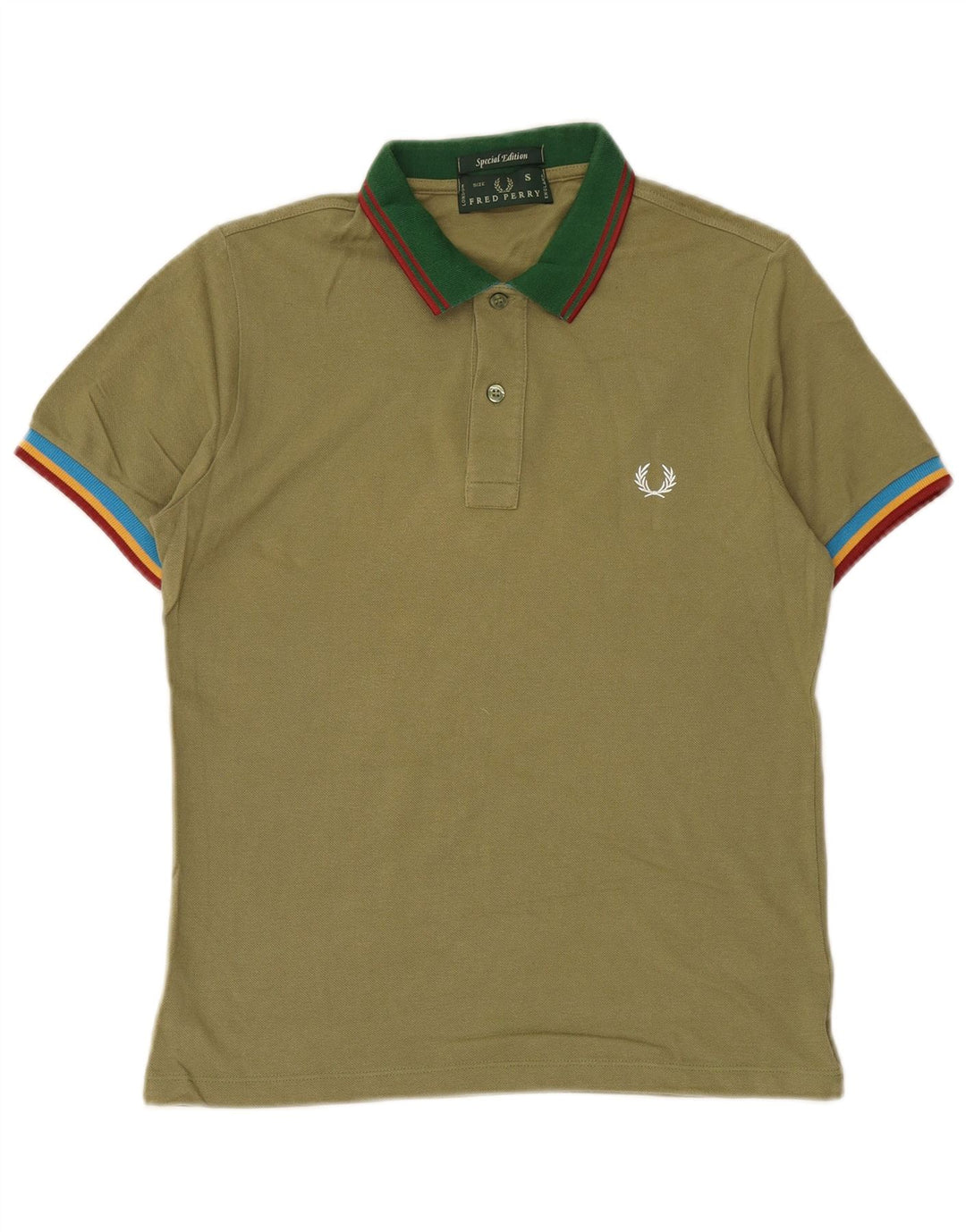 Polo Uomo FRED PERRY Piccola Verde Cotone