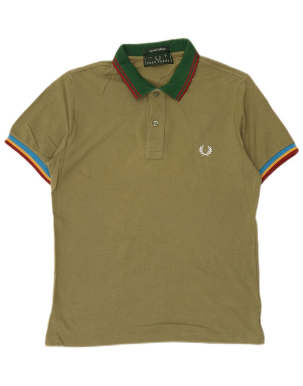 Polo Uomo FRED PERRY Piccola Verde Cotone