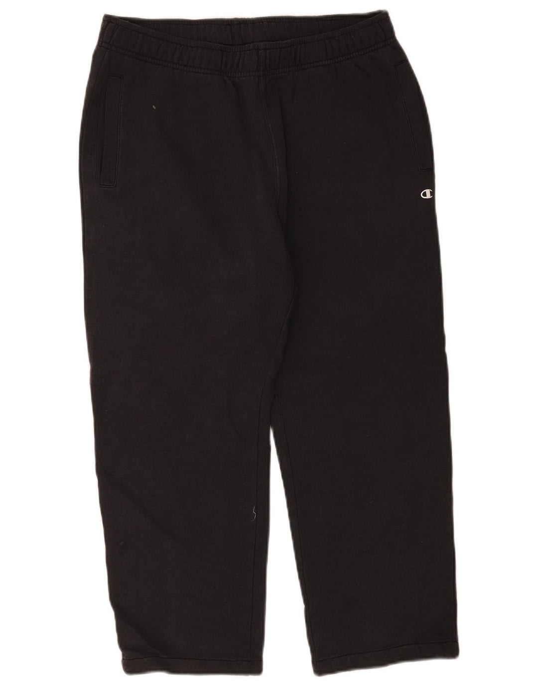 Pantaloni da tuta corti da uomo Champion grandi in cotone nero