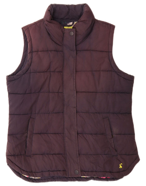 Gilet imbottito da donna Joules UK 14 grande poliestere blu navy