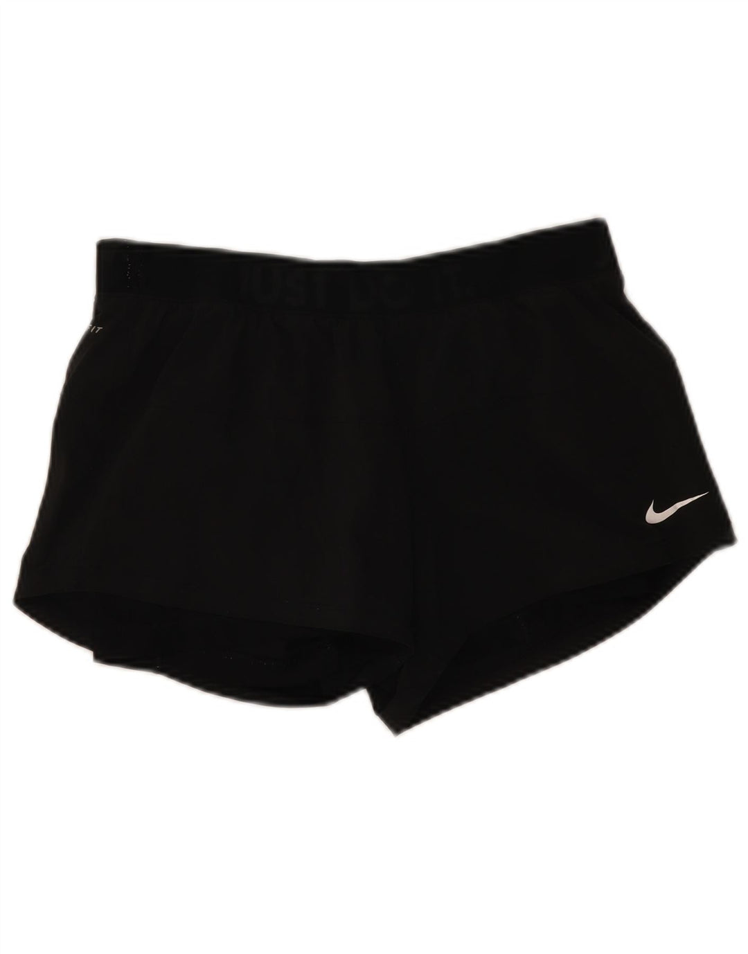 Pantaloncini sportivi Nike Dri Fit da donna UK 14 medio neri