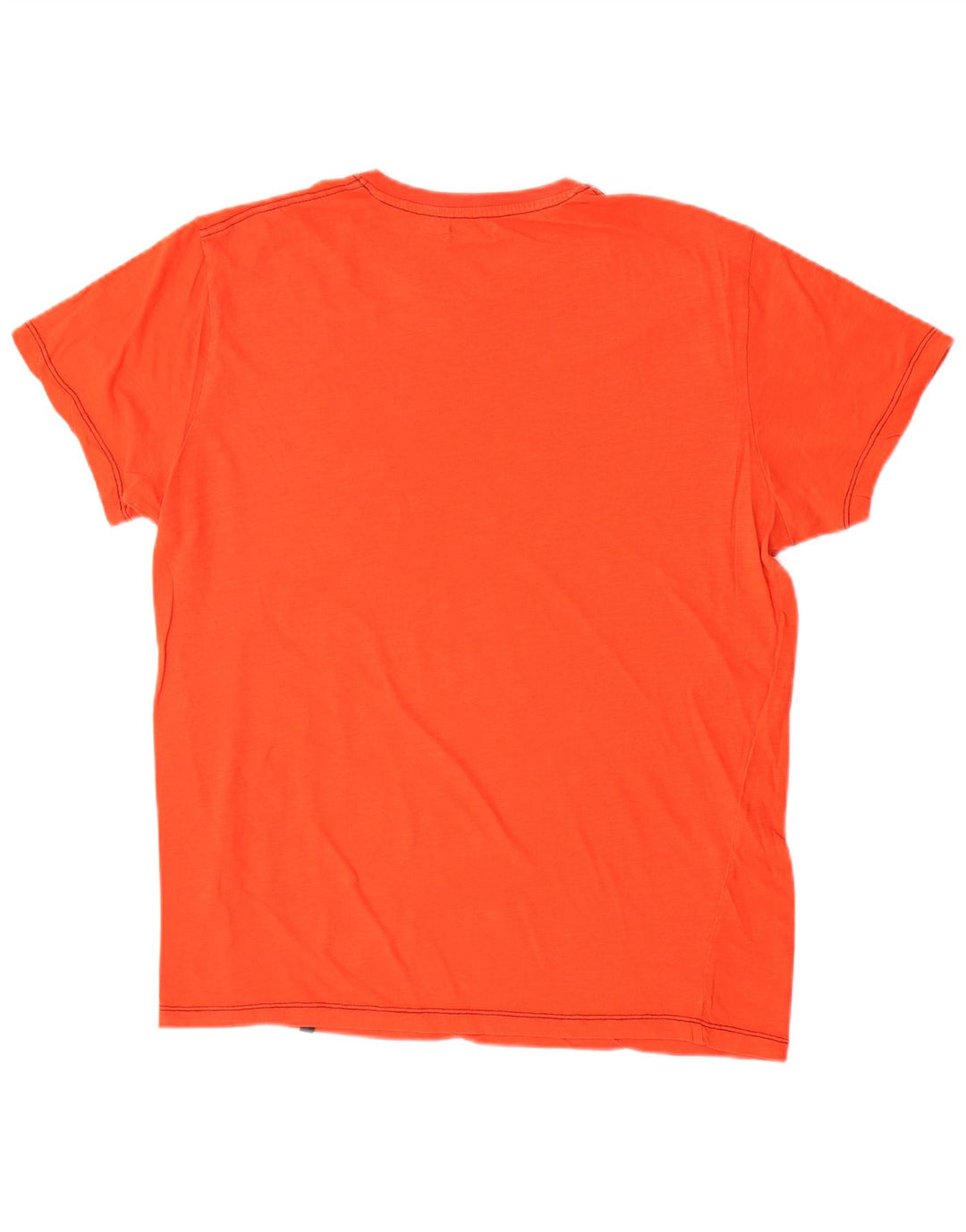 T-shirt grafica da uomo Avirex Top grande arancione