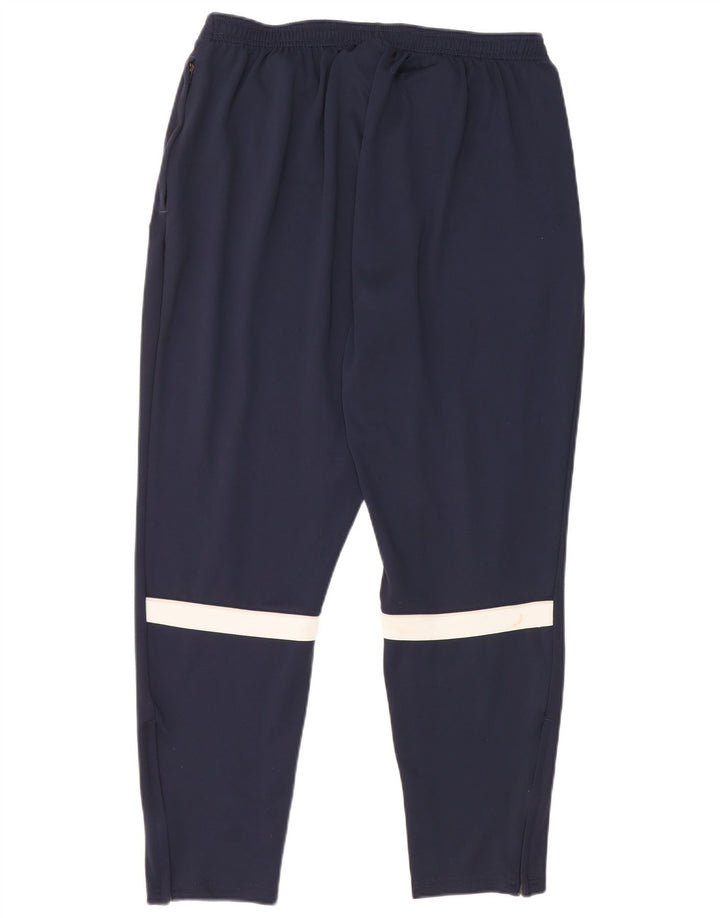 Pantaloni da tuta Nike da uomo XL in poliestere color block blu navy