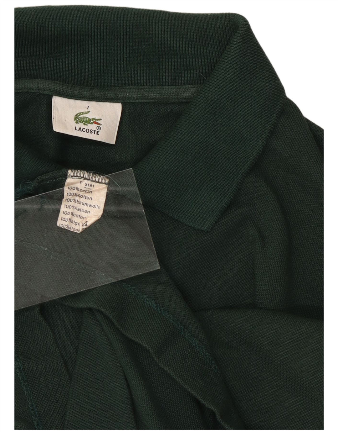 Polo da uomo LACOSTE taglia 7 2XL verde
