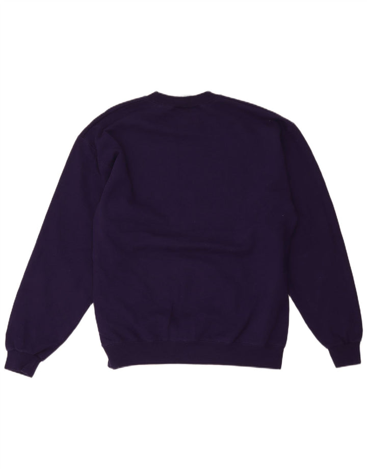 Felpa grafica da uomo Champion, maglione grande viola