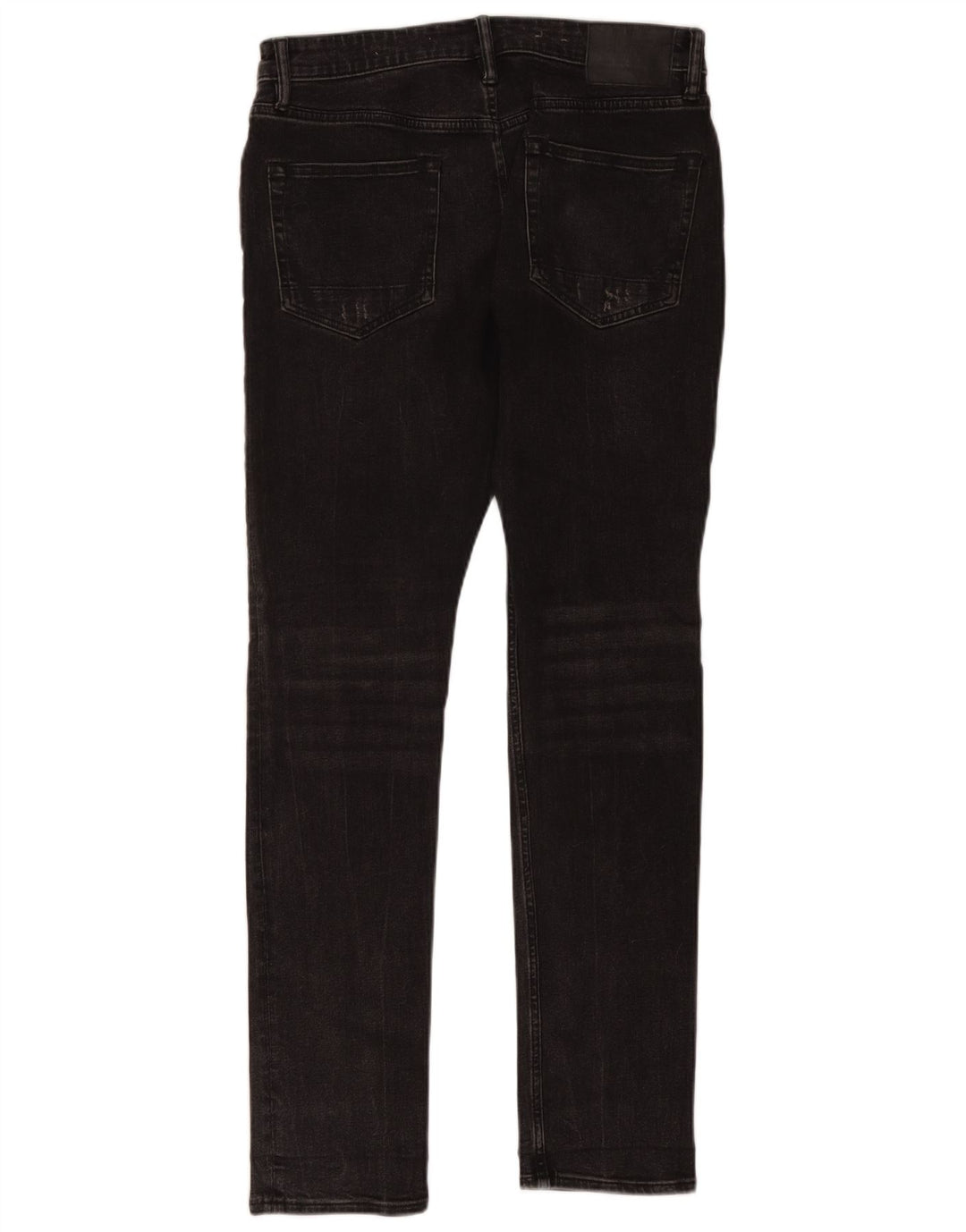 Jeans slim invecchiati da uomo All Saints W30 L32 cotone nero