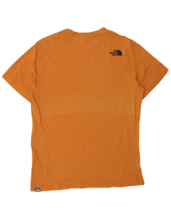 T-shirt da uomo The North Face Top in cotone arancione medio sportivo