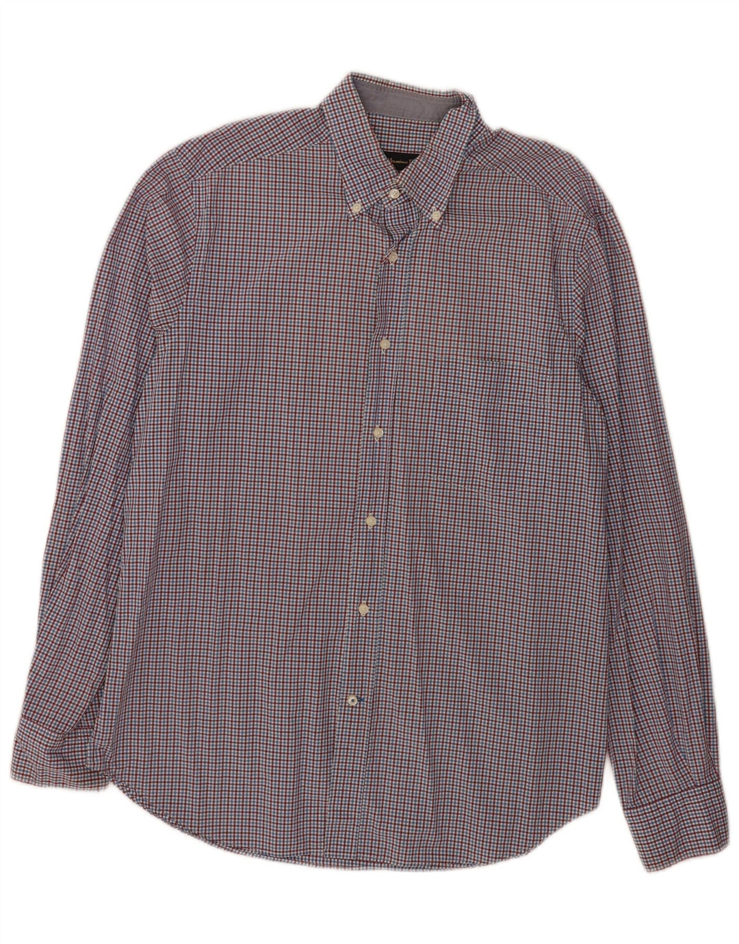 Camicia da uomo Massimo Dutti a quadri blu grandi