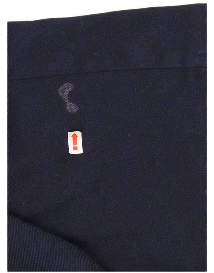 Pantaloni casual HOLLISTER da donna a gamba larga medi W30 L32 blu navy