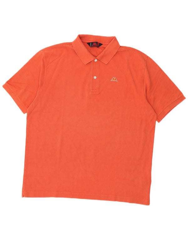Polo Kappa Uomo 2XL Cotone Arancione