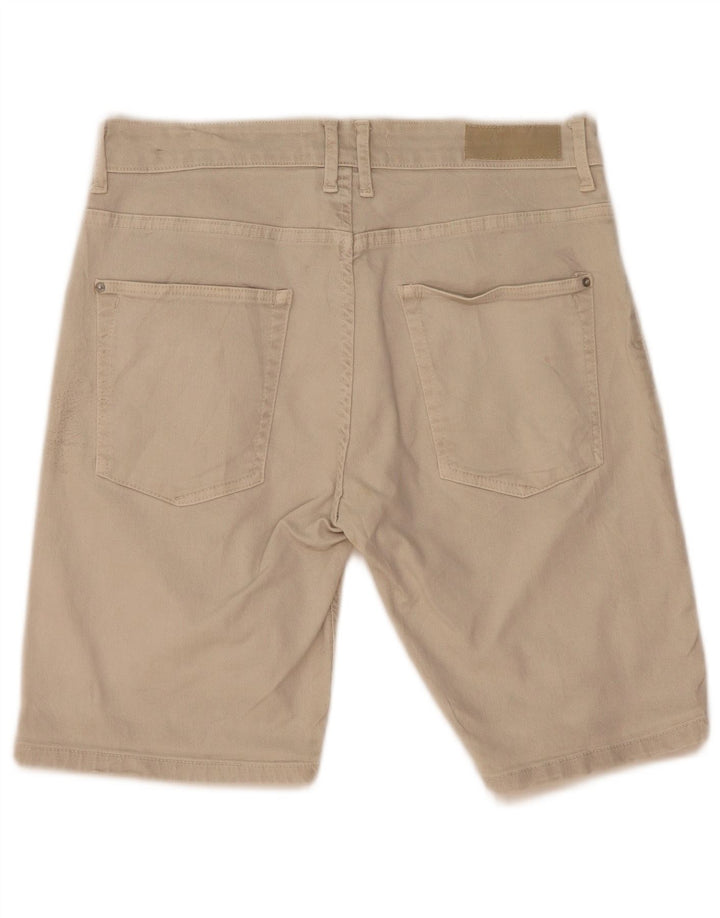 Pantaloncini casual da uomo Zara EU 42 Large W32 Beige