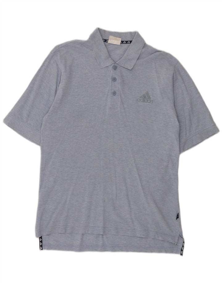 Polo Adidas da uomo di colore blu medio