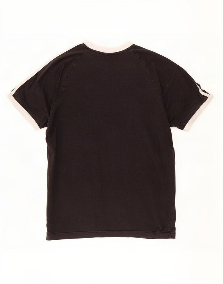 T-shirt Adidas da uomo Top Large in cotone nero