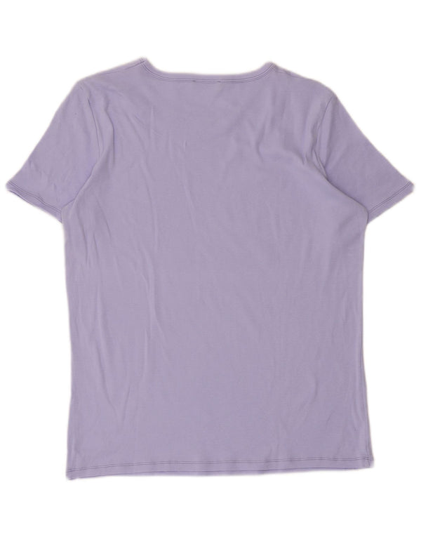 T-shirt da donna Benetton Top UK 12 viola medio