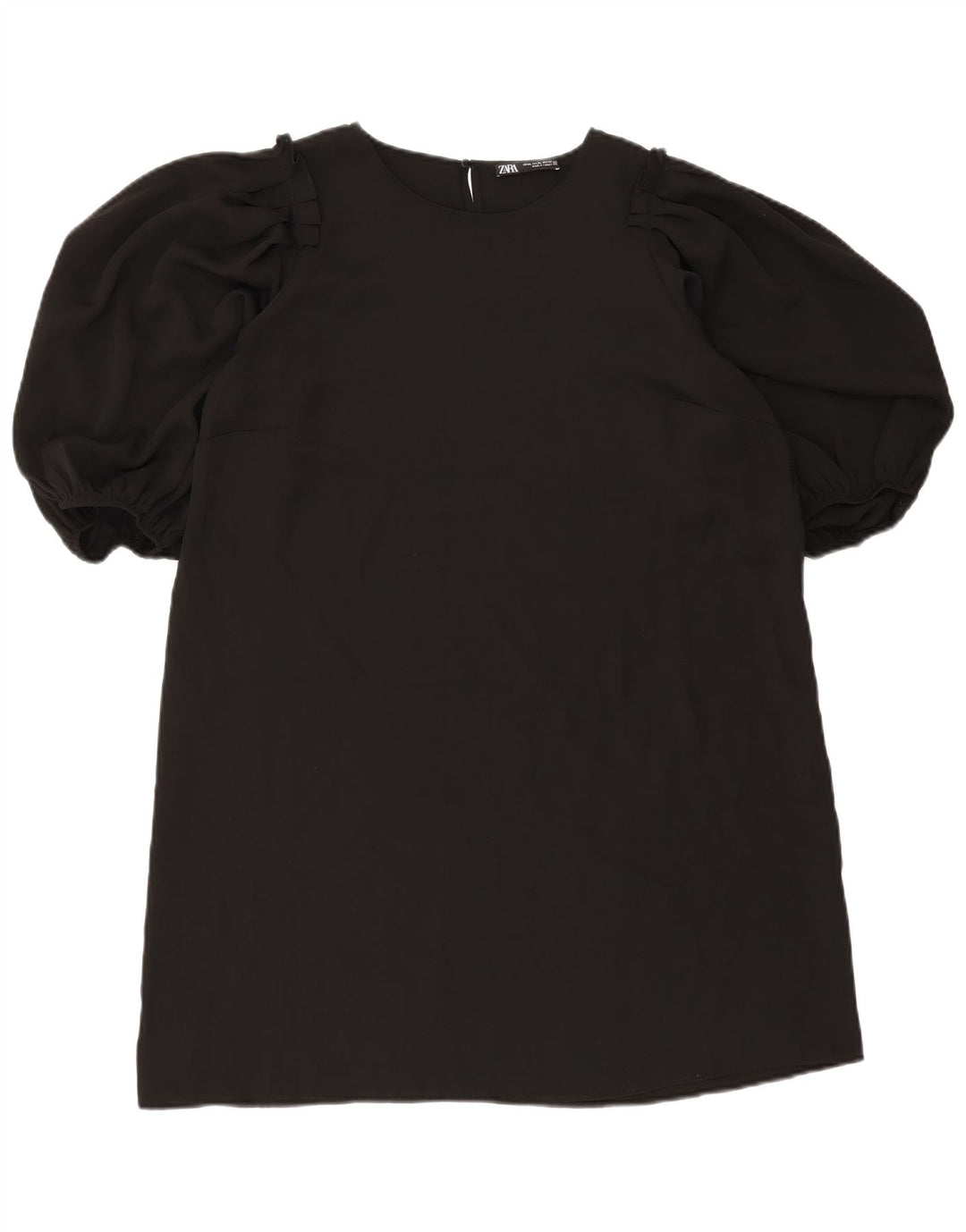 Abito a trapezio da donna Zara con maniche a 3/4 UK 18 XL Nero