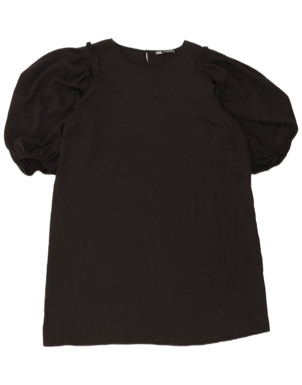Abito a trapezio da donna Zara con maniche a 3/4 UK 18 XL Nero