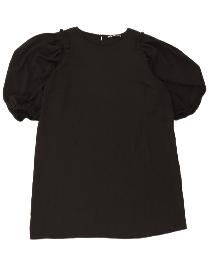 Abito a trapezio da donna Zara con maniche a 3/4 UK 18 XL Nero