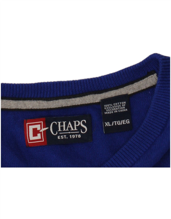 Canotta da uomo CHAPS XL in cotone blu