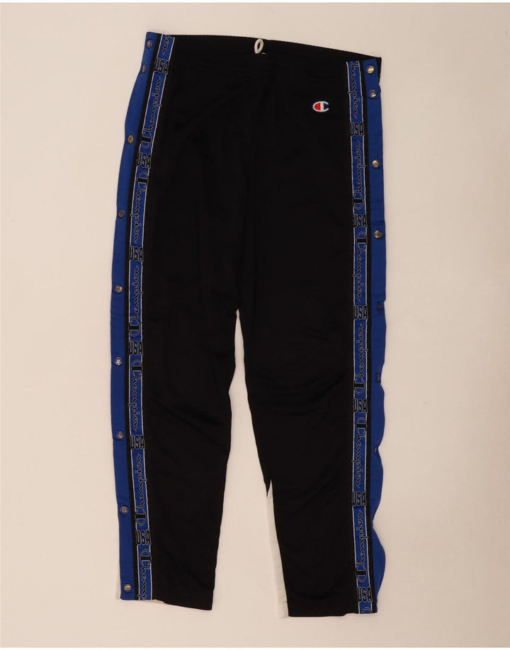 Pantaloni da tuta con grafica Champion da uomo, colore nero medio