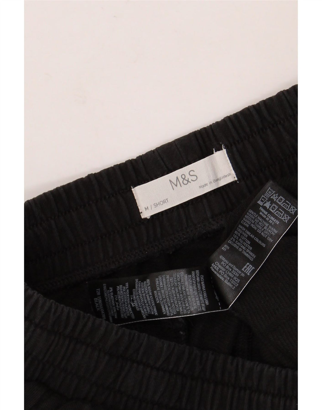 Pantaloni da tuta da donna MARKS & SPENCER UK 14 cotone nero medio
