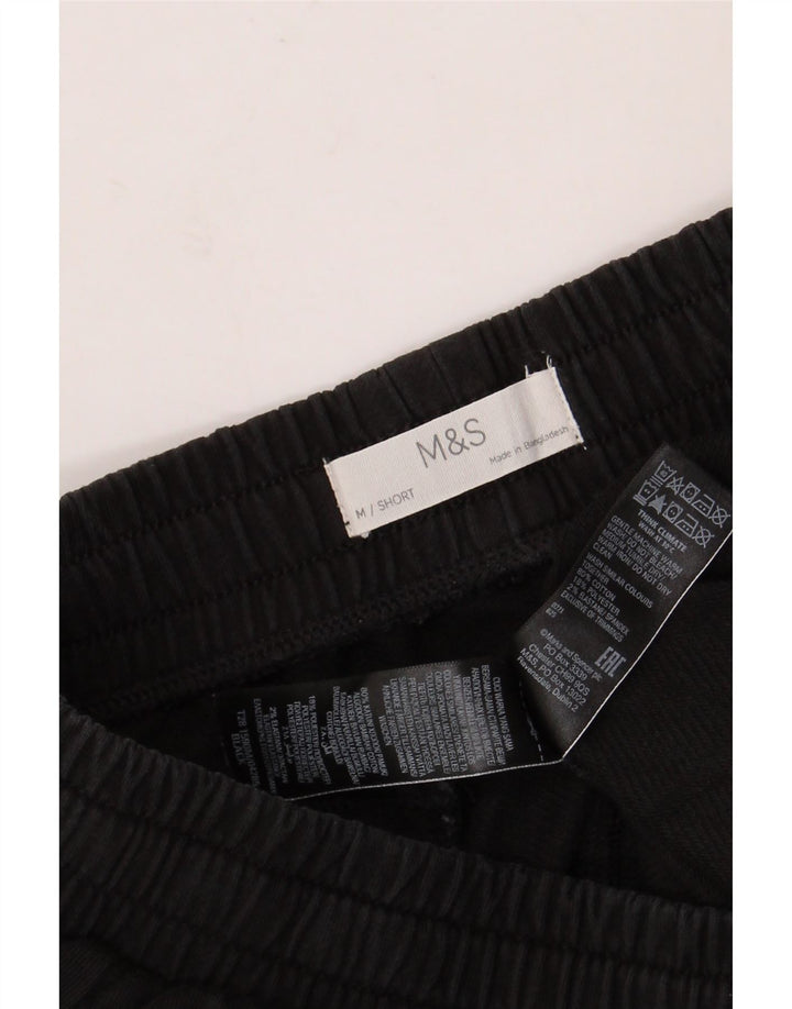 Pantaloni da tuta da donna MARKS & SPENCER UK 14 cotone nero medio
