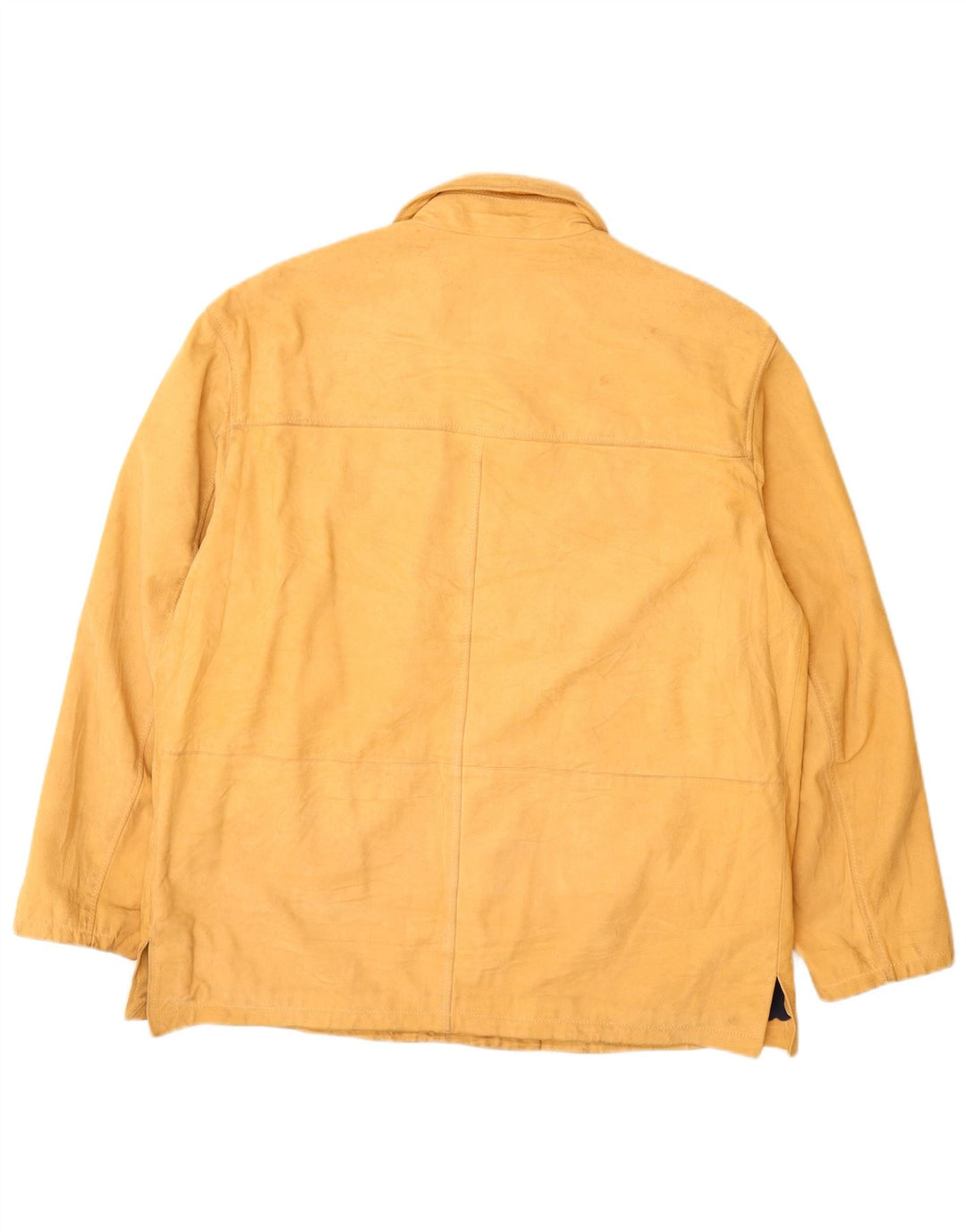Giacca in pelle da uomo Scout UK 42 XL Gialla