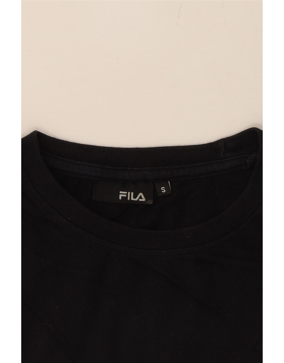 FILA Mens Graphic T-Shirt Top Small Navy Blue Vintage Fila and Second-Hand Fila from Messina Hembry 