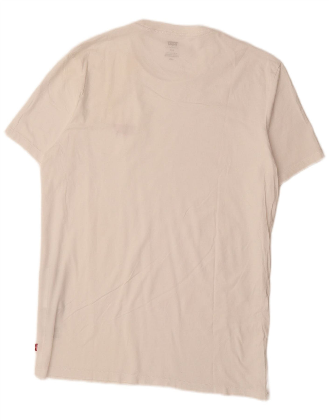T-shirt slim da uomo LEVI'S Top grande in cotone bianco