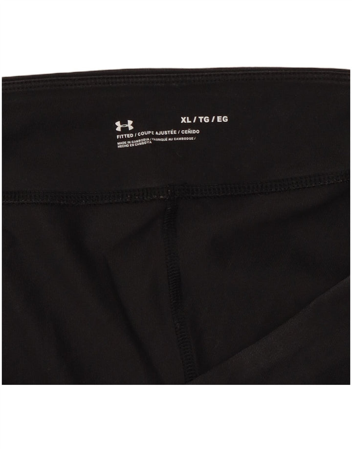 Leggings grafici da donna Under Armour UK 18 XL neri