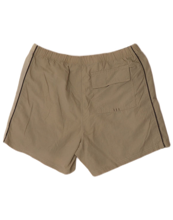 Pantaloncini da bagno grafici da uomo Invicta Large Beige Colourblock in poliammide