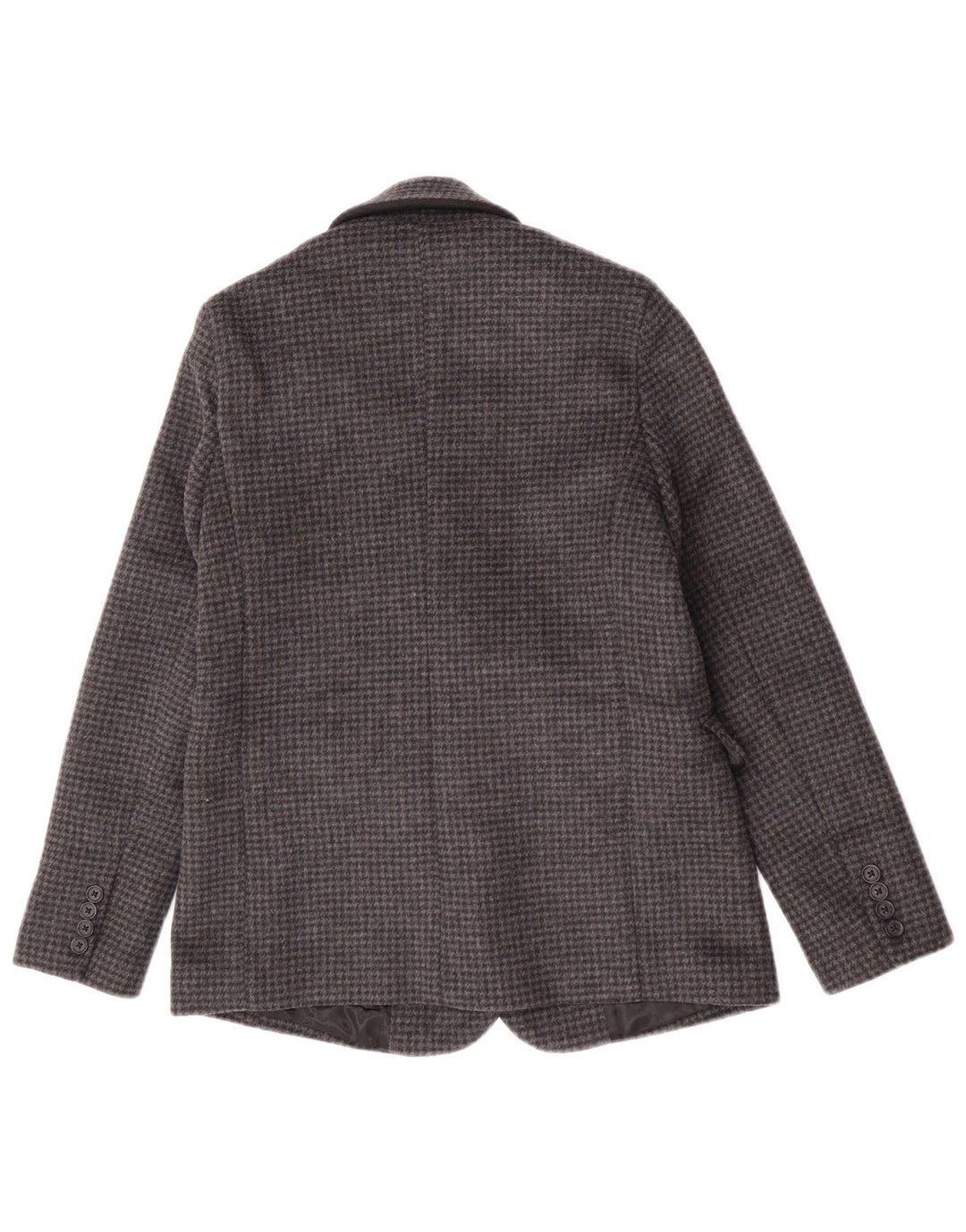 Giacca blazer a 1 bottone da donna Abercrombie & Fitch UK 6 XS pied de poule grigio