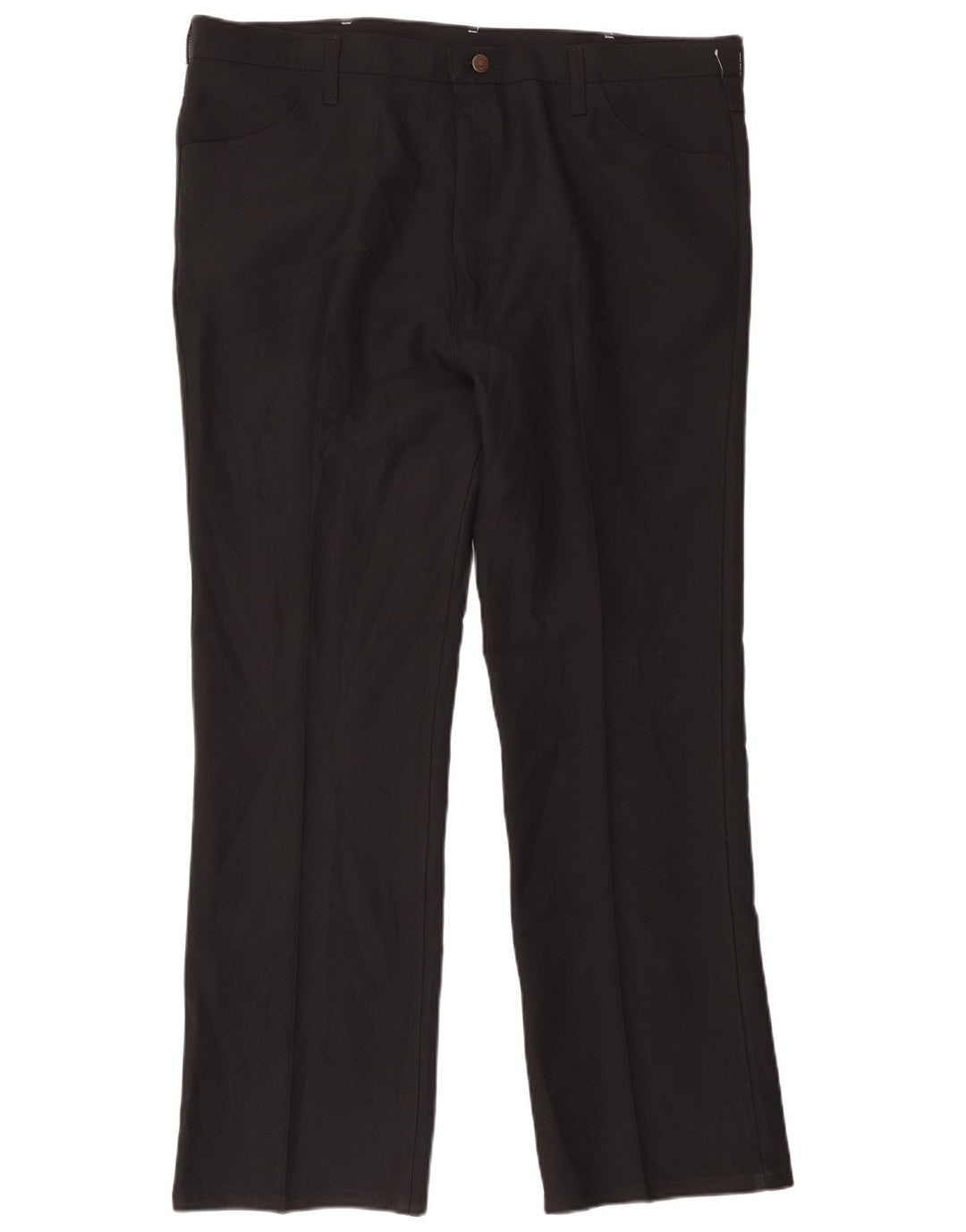 Pantaloni casual dritti da uomo Wrangler W42 L32 poliestere nero