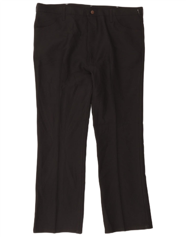 Pantaloni casual dritti da uomo Wrangler W42 L32 poliestere nero