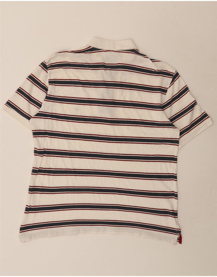 Polo Champion da uomo dalla vestibilità facile, a righe grandi bianche