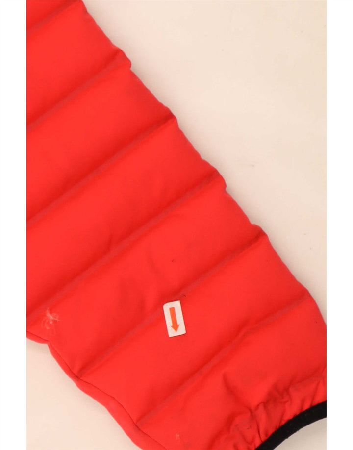 Giacca imbottita con cappuccio da donna Superdry UK 10 Small Poliestere rosso